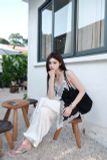  SET ÁO 2 DÂY PHỐI REN QUẦN BO CHUN - TH 