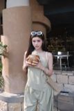  SET ÁO YẾM VẠT XÉO QUẦN SUÔNG SỌC - TH 