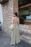  SET ÁO YẾM VẠT XÉO QUẦN SUÔNG SỌC - TH 