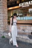  SET ÁO LỤA ĐÍNH HOA QUẦN SUÔNG - TH 