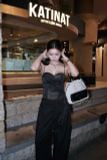  SET ÁO LỤA ĐÍNH HOA QUẦN SUÔNG - TH 