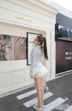  SET ÁO REN HOA TAY DÀI CHÂN VÁY NGẮN - TH 