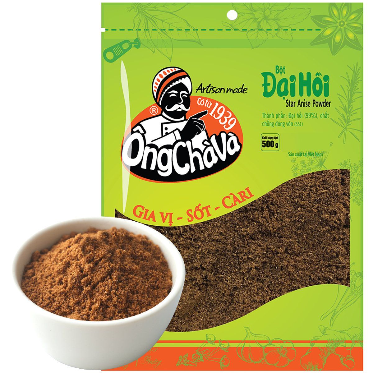  Bột Đại Hồi 500gr 