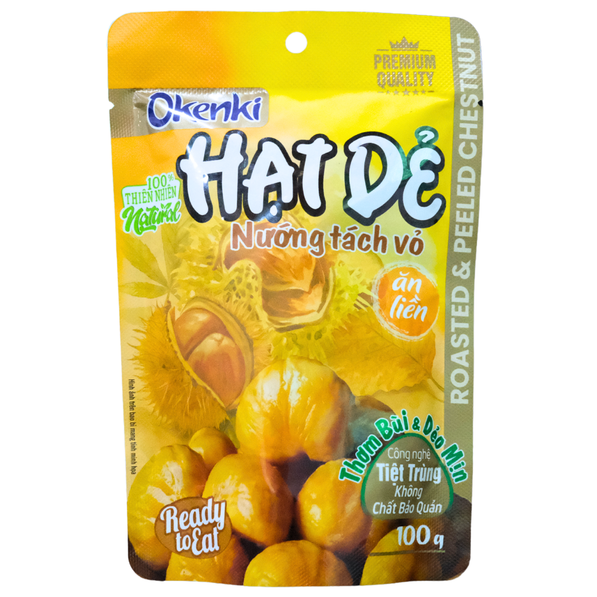  Hạt Dẻ Sấy Khô 100gr 
