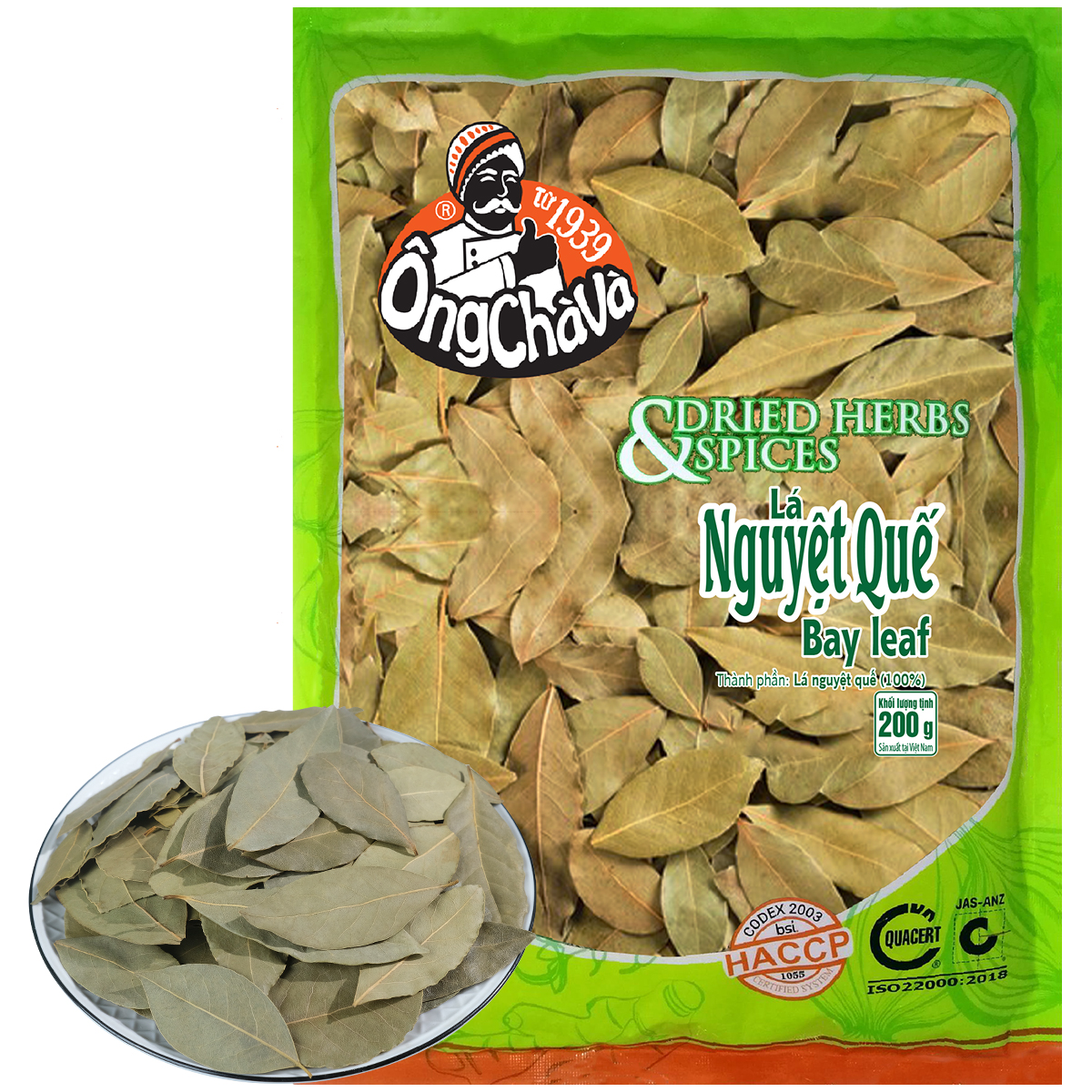 Lá Nguyệt Quế 200gr
