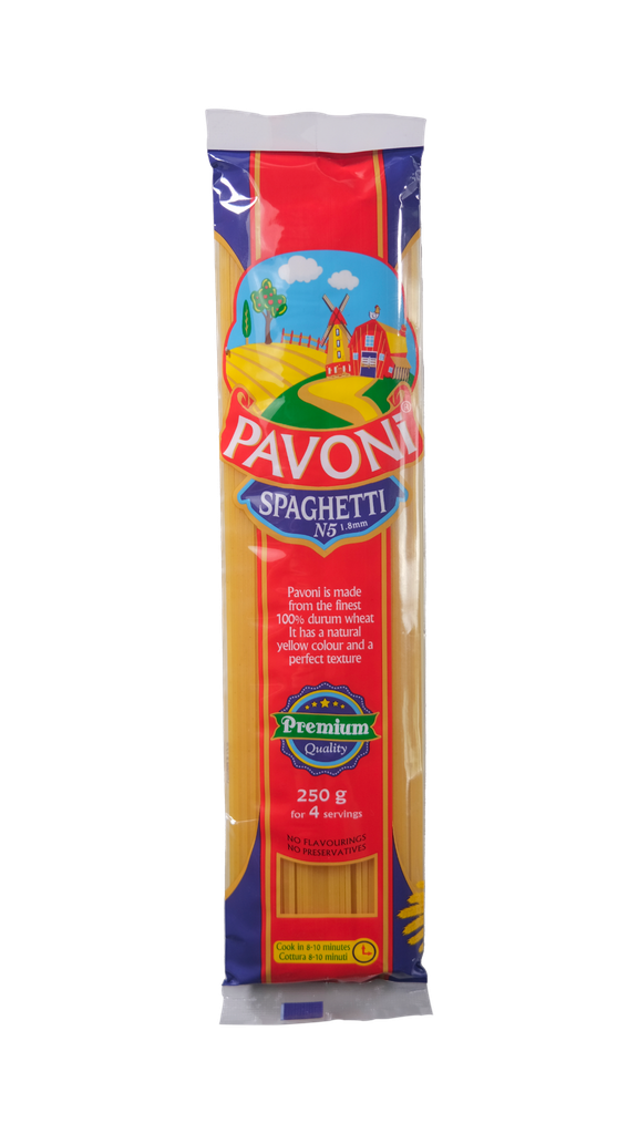  Mỳ Ý Spaghetti N5 1.8mm Pavoni 250gr 