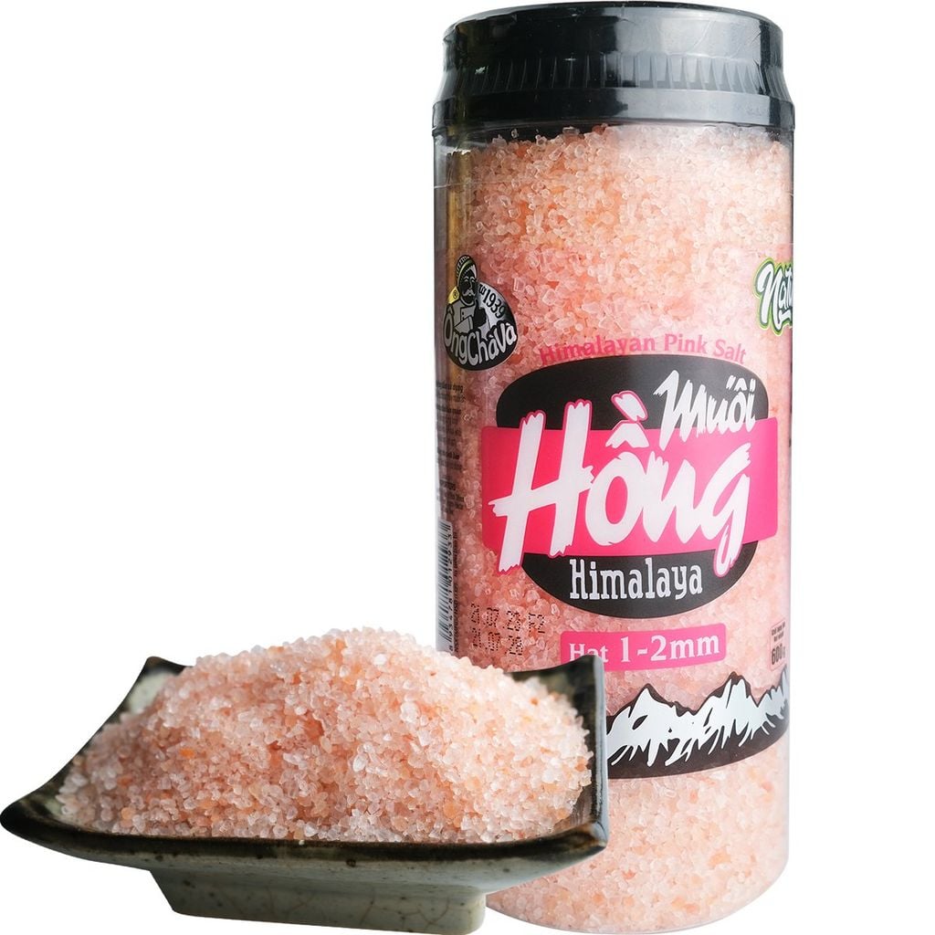  Muối Hồng Himalaya 600gr (1 - 2mm) 