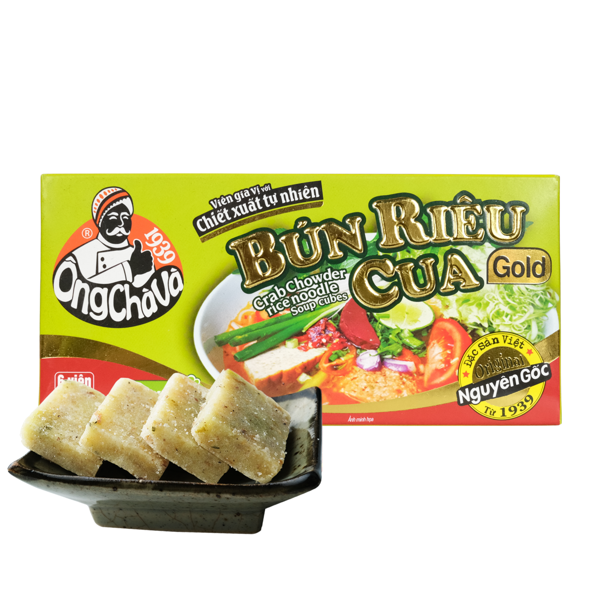  Viên Gia Vị Bún Riêu Cua Gold 126gr 
