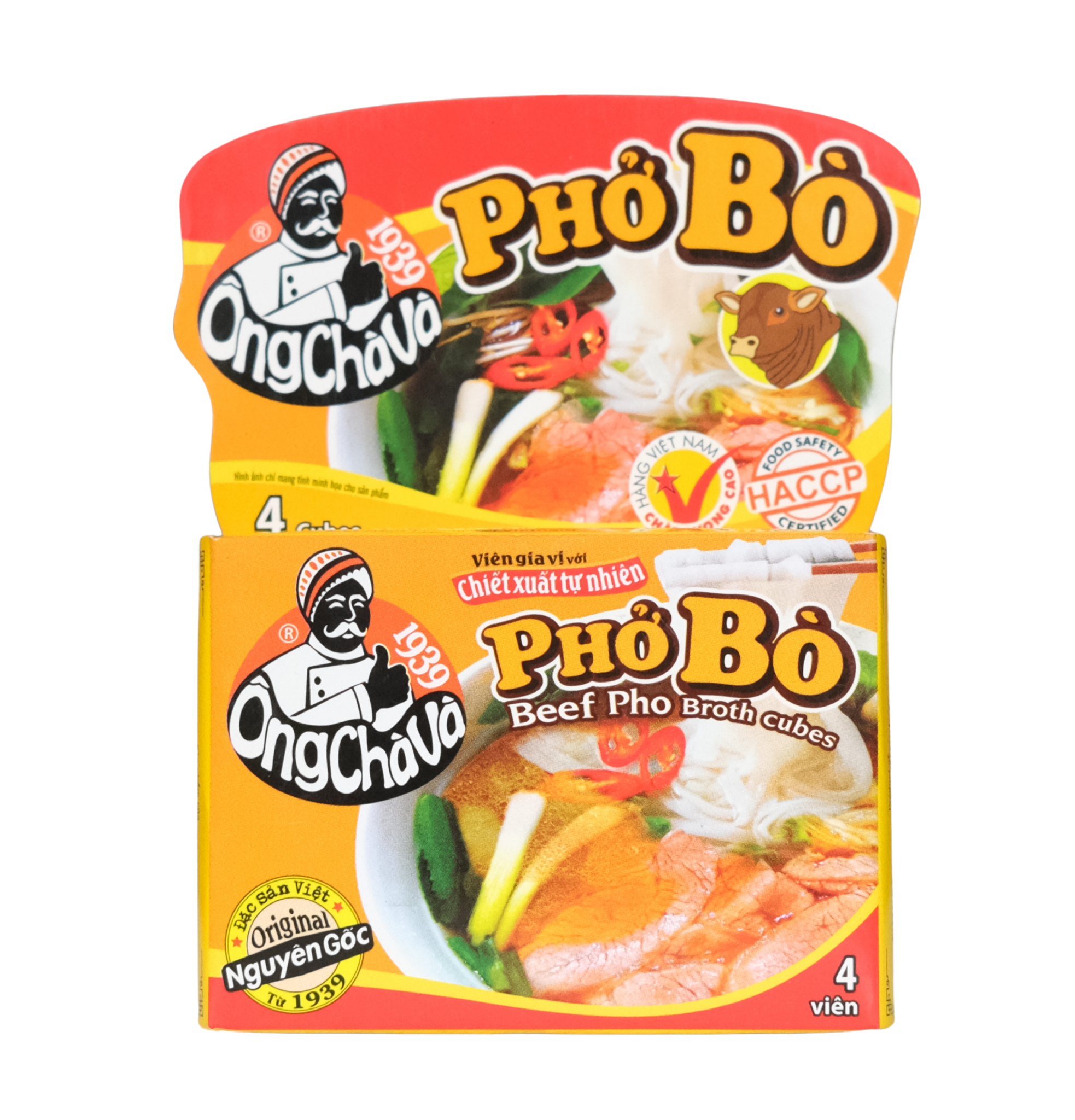 Viên Gia Vị Phở Bò 75gr – Ông Chà Và - Bí Quyết Đầu Bếp