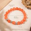  Vòng Tay Carnelian VIP 10mm 5A Phối Charm Bạc 