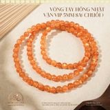  Vòng Tay Hồng Nhật Vận VIP 5mm 8A (Chuỗi Quấn Tay) 