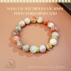 Vòng Tay Đá Mặt Trời Đa Sắc 10mm Phối Charm Minh Châu