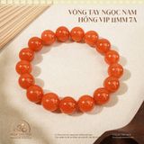  Vòng Tay Ngọc Nam Hồng 11mm 7A 