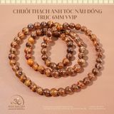  Chuỗi Thạch Anh Tóc Nâu Đồng Trục VVIP 6mm 