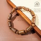  Vòng Tay Thạch Anh Tóc Nâu Lu Thống Đồng Trục VIP 