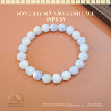  Vòng Tay Mã Não Xanh Lace 8mm 3A 