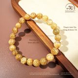  Vòng Tay Thạch Anh Tóc Vàng 8,5mm 7A 