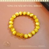  Vòng Tay Đá Mắt Hổ Vàng 8mm 6A 