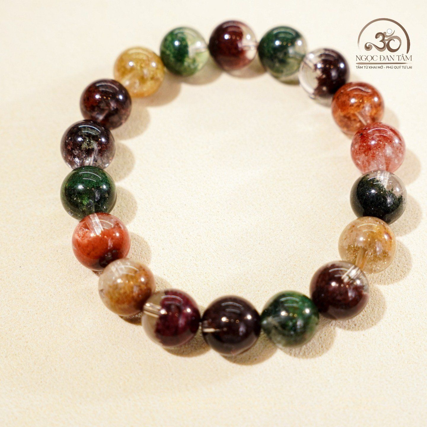  Vòng Tay Thạch Anh Ưu Linh Hoa 10mm 5A 