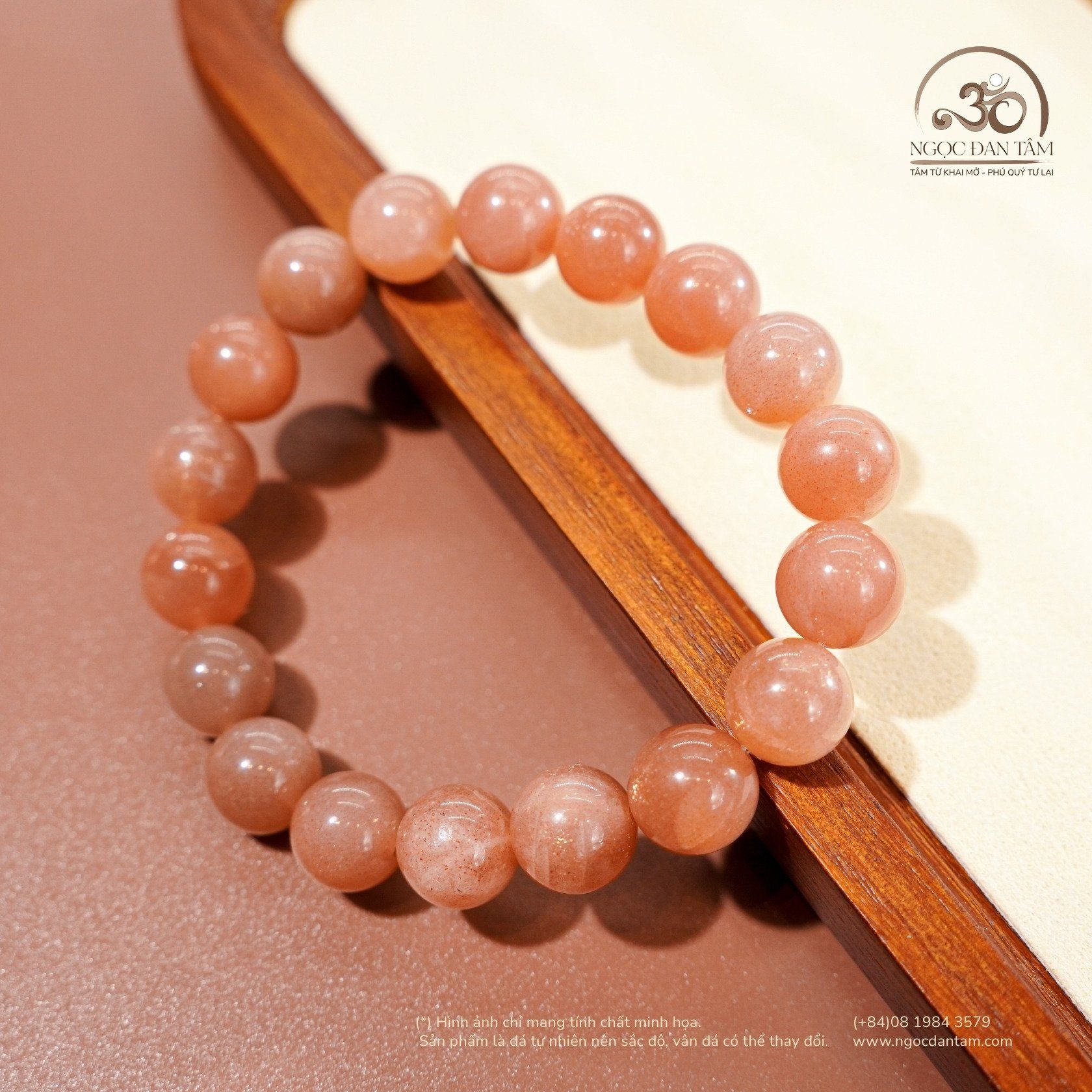  Vòng Tay Đá Mặt Trời 10mm 3A 