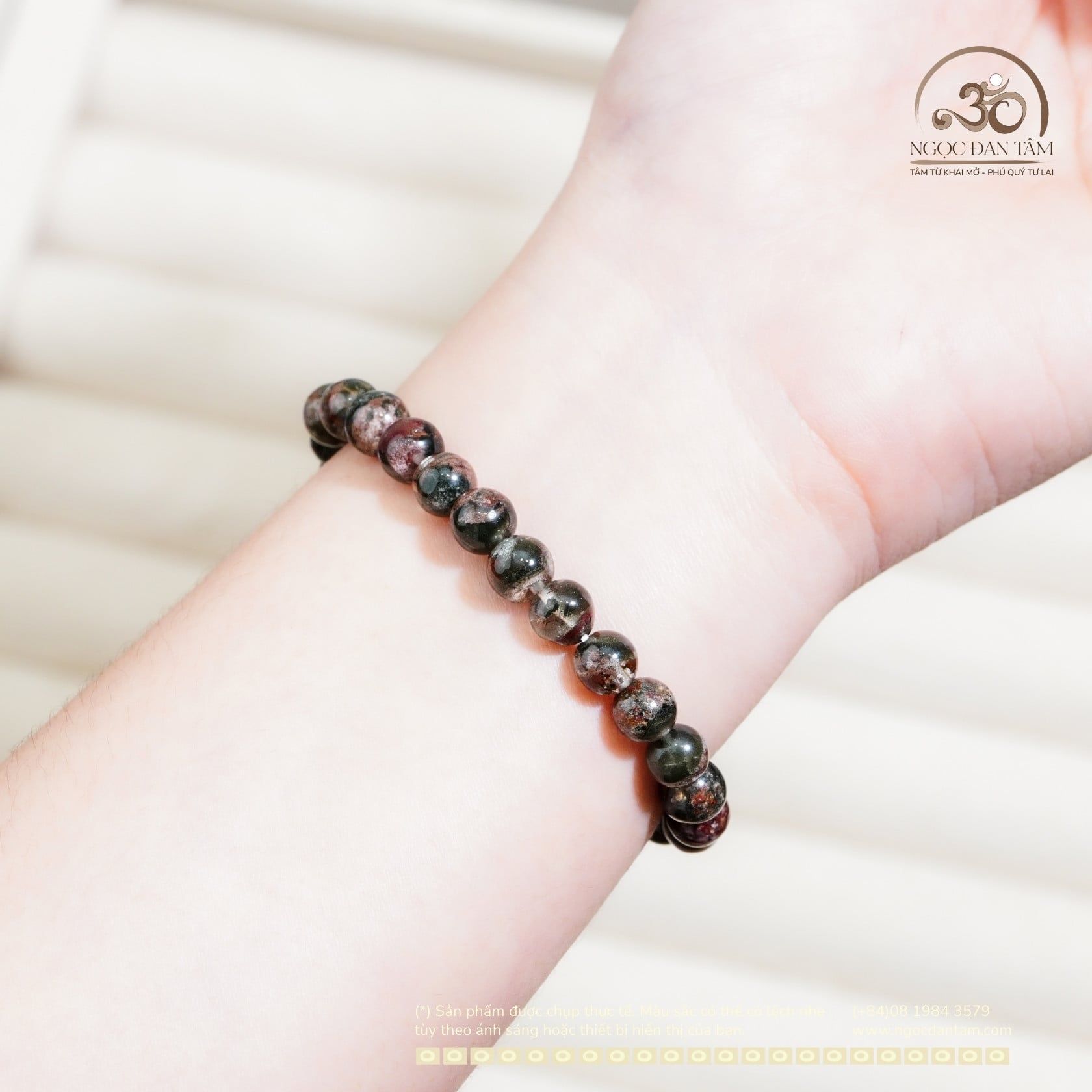  Vòng Tay Đá Thạch Anh Ưu Linh 7mm (Ưu Linh Hoa) 