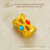  Charm Lu Thống 2 Màu 9.53mm - Kim Loại Mạ Vàng Cao Cấp 