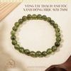 Vòng Tay Thạch Anh Tóc Xanh Đồng Trục Mây 7mm