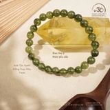  Vòng Tay Thạch Anh Tóc Xanh Đồng Trục Mây 7mm 