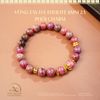 Vòng Tay Đá Thulite 8mm 2A Phối Charm