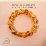  Vòng Tay Thạch Anh Vàng Hoa Bay 11mm 3A 