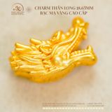  Charm Thần Long 18.65mm - Bạc 925 Mạ Vàng Cao Cấp 