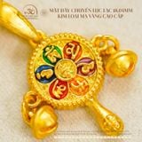  Mặt Dây Chuyển Lục Lạc 18.04mm - Kim Loại Mạ Vàng Cao Cấp 