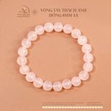  Vòng Tay Đá Thạch Anh Hồng 8mm 4A 