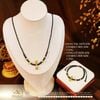 Vòng Tay + Vòng Cổ Thắt Dây Charm Chùy Kim Cang Bạc 925 Mạ Vàng Cao Cấp 