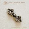Charm Chùy Kim Cang Bạc Đen 925