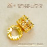  Charm Đệm Cỏ 4 Lá - Kim Loại Mạ Vàng 