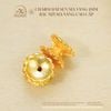 Charm Đài Sen Mạ Vàng 4mm - Bạc 925 Mạ Vàng Cao Cấp.