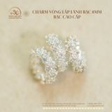  Charm Vòng Lấp Lánh 8mm - Bạc Cao Cấp 