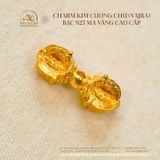  Charm Kim Cương Chử (Vajra) - Bạc 925 Mạ Vàng Cao Cấp 