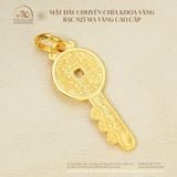  Mặt Dây Chuyền Chìa Khóa Vàng - Bạc 925 Mạ Vàng Cao Cấp 
