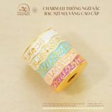  Charm Lu Thống Ngũ Sắc 10mm - Bạc 925 Mạ Vàng Cao Cấp 