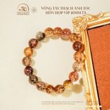  Vòng Tay Thạch anh tóc hỗn hợp VIP 10mm 7A 