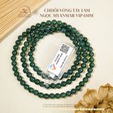  Chuỗi Vòng Tay Lam Ngọc Myanmar 6mm 