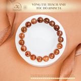  Vòng Tay Thạch Anh Tóc Đỏ 10mm 5A 