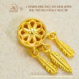  Charm Dream Catcher 11mm - Bạc 925 Mạ Vàng Cao Cấp 
