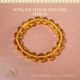  Vòng Tay Thạch Anh Vàng 9mm 5A 