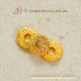 Charm Đệm Mạ Vàng 18k 6,55mm - Kim Loại Mạ Vàng 