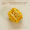 Charm Thùng Đính Ngọc 9,83mm - Kim Loại Mạ Vàng Cao Cấp