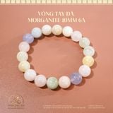  Vòng Tay Morganite 8mm - 10mm 6A 
