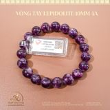  Vòng Tay Đá Lepidolite 8mm -  10mm 4A 